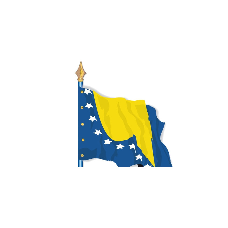 Drapeau Bosnie-Herzégovine - Acheter drapeaux bosniens - Monsieur
